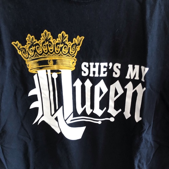 King and queen matching couples tees - Picture 3 of 10